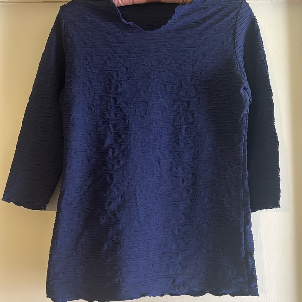 Haystacks blue shirt